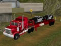 Jogo Transporte de caminhão animal offroad  online