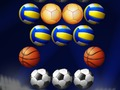 Jogo Bubble Shooter Golden Football online