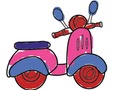 Jogo City Scooter Ride Coloring online