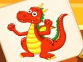 Jogo Coloração amigável dos dragões  online
