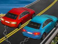 Jogo Trilhas impossíveis de carros acorrentados  online