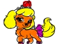 Jogo Princesa de animais de estimação para colorir online