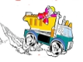 Jogo Caminhões Lego Para Colorir  online