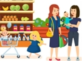 Jogo Quebra-cabeça de compras feliz  online