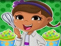 Jogo Dottie Doc McStuffins Cupcake Maker online