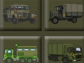 Jogo Memória de caminhões do exército  online