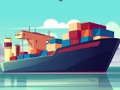 Jogo Quebra-cabeça de navios de carga  online