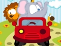 Jogo Diferença de passeio de animal engraçado  online