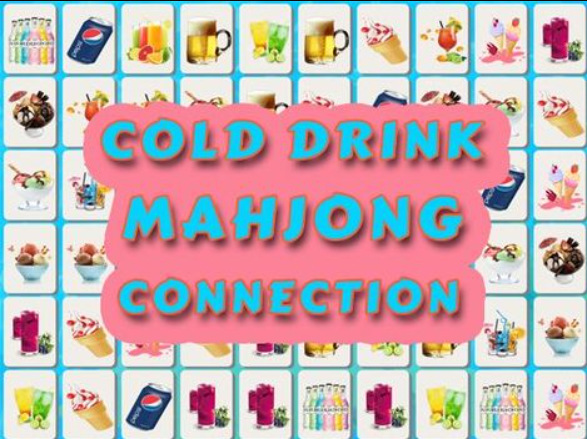 Jogo Bebida gelada Conexão Mahjong online