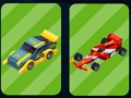 Jogo Memória de carros de corrida  online