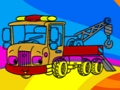Jogo Livro para colorir de caminhões de reboque  online