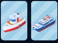 Jogo Memória de navios de cruzeiro  online