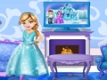 Jogo Design de princesa de gelo para casa de bonecas  online