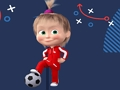 Jogo Masha e o urso de futebol  online