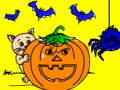 Jogo Livro para colorir halloween  online