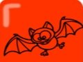 Jogo Bat para colorir crianças fáceis online