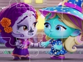 Jogo Super Monster Halloween Jigsaw  online