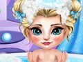 Jogo Banho de bebê Ice Queen  online