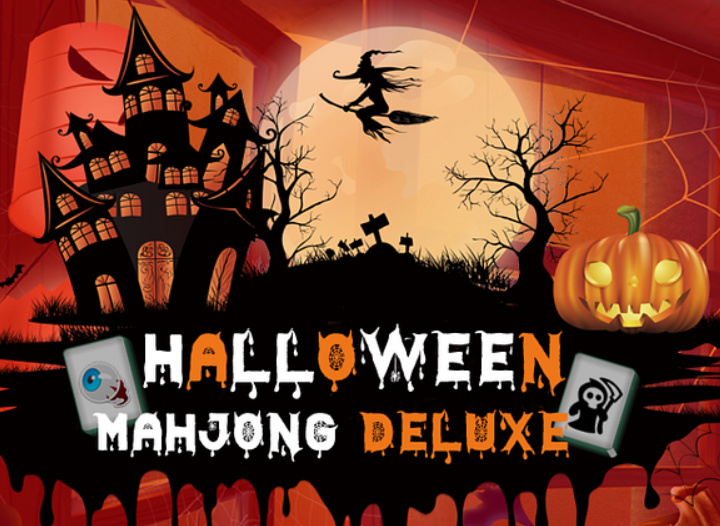 Jogo Halloween Mahjong Deluxe online