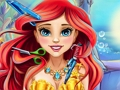 Jogo Corte de cabelo real da princesa sereia  online