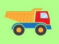 Jogo Caminhões fofos para crianças colorindo online
