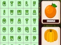 Jogo Frutas de busca de palavras  online