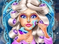Jogo Maquiagem real da Rainha da Neve  online