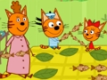 Jogo Piquenique com a família de gatos  online