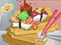 Jogo Rolinho de Sushi Feliz  online