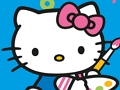 Jogo Cor por número com Hello Kitty  online