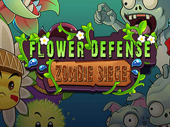 Jogo Cerco de zumbis em defesa de flores  online
