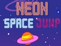 Jogo Salto no espaço de neon online