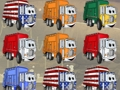 Jogo Combinação de caminhões de lixo  online