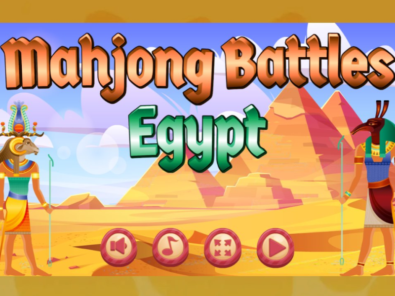 Jogo Mahjong batalha no Egito online