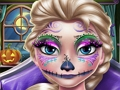 Jogo Elsa Scary Halloween Maquiagem online