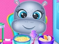 Jogo Cuidados dentários para bebês hipopótamo  online