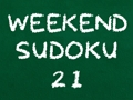 Jogo Sudoku 21 de fim de semana  online