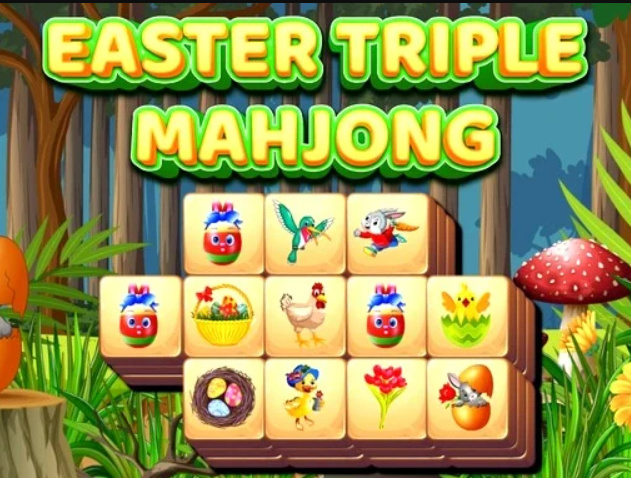 Jogo Páscoa Triplo Mahjong  online