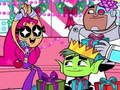 Jogo Estrelas de Natal do Teen Titans  online