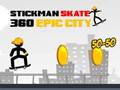 Jogo Stickman Skate 360 Epic City online