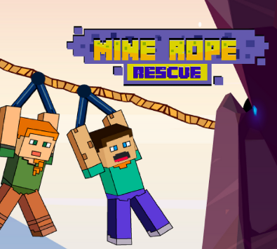 Jogo Resgate por corda de mina  online
