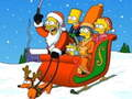 Jogo Quebra-cabeça de Natal dos Simpsons  online