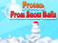 Jogo Proteja-se de bolas de neve  online