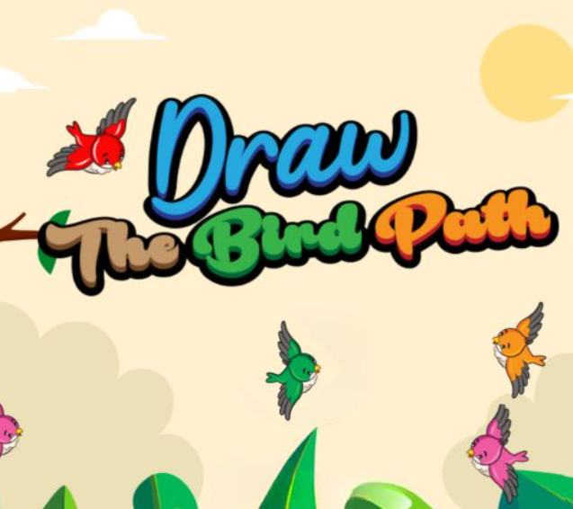 Jogo Desenhe o Caminho do Pássaro  online