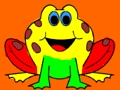 Jogo De volta às aulas: livro de colorir sapo  online