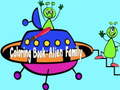 Jogo Livro de colorir: família alienígena  online