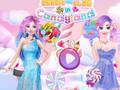 Jogo Barbie e Elsa em Candyland  online
