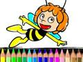 Jogo De volta às aulas Livro de colorir Maja, a abelha  online