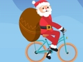 Jogo Desafio de bicicleta de Santa Wheelie online