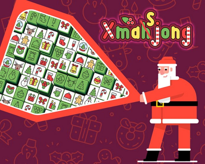 Jogo Mahjong de Natal  online